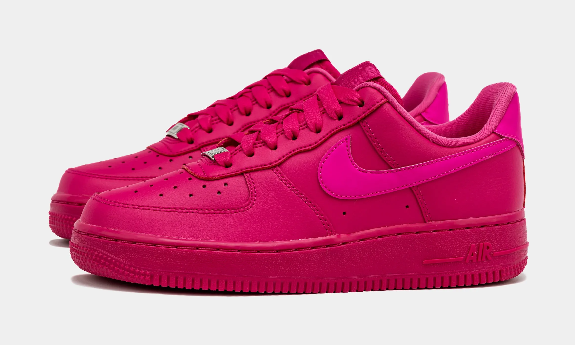 Air Force 1 '07 Fierce Pink Womens Lifestyle Shoes (Fireberry/Fierce Pink)