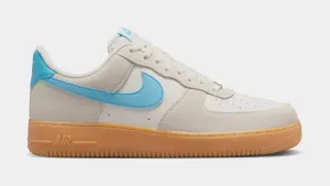 Air Force 1 '07 LV8 Mens Lifestyle Shoes (Phantom/Baltic Blue/Gum Yellow)