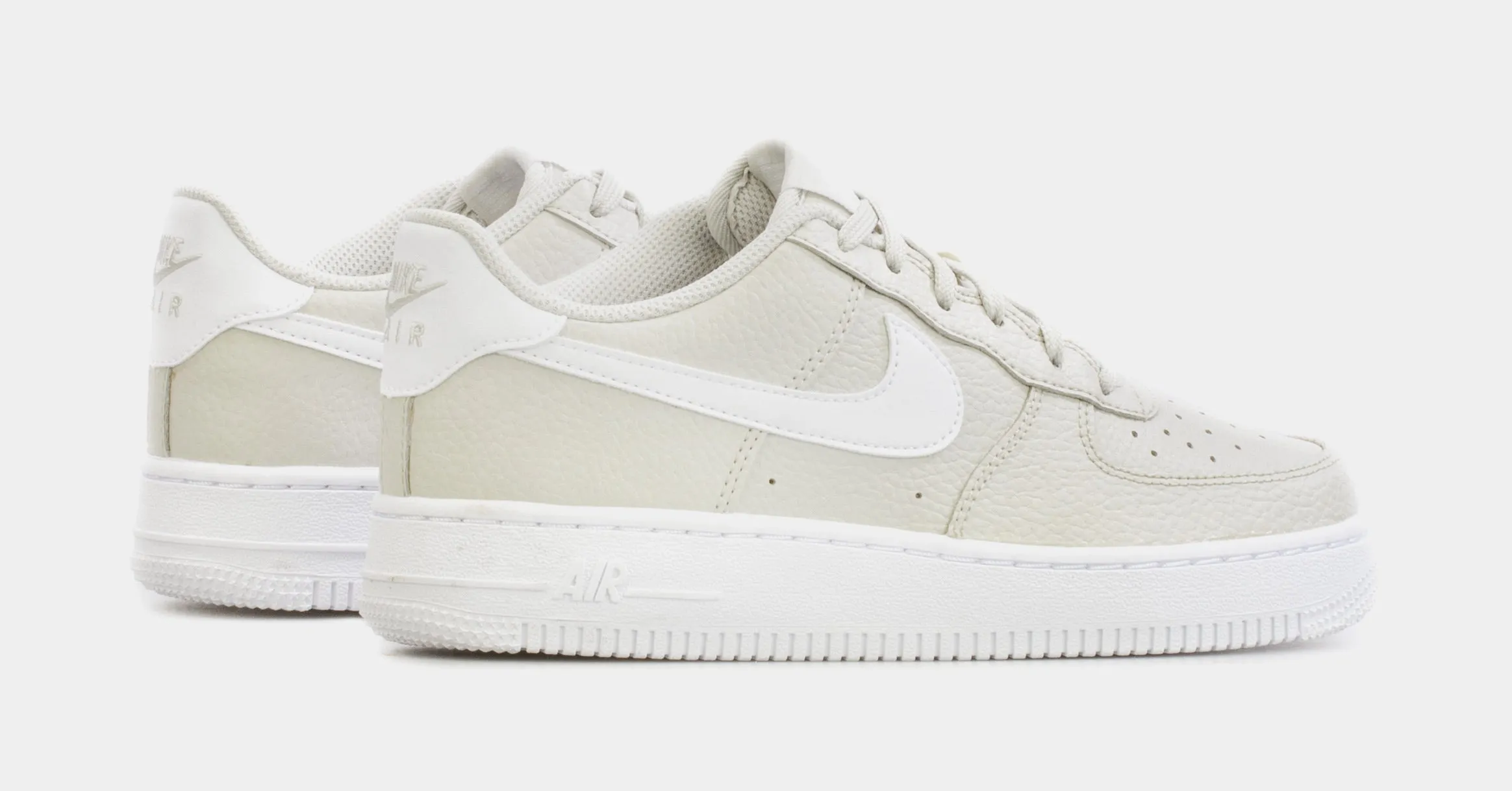 Air Force 1 Grade School Lifestyle Shoes (Beige)