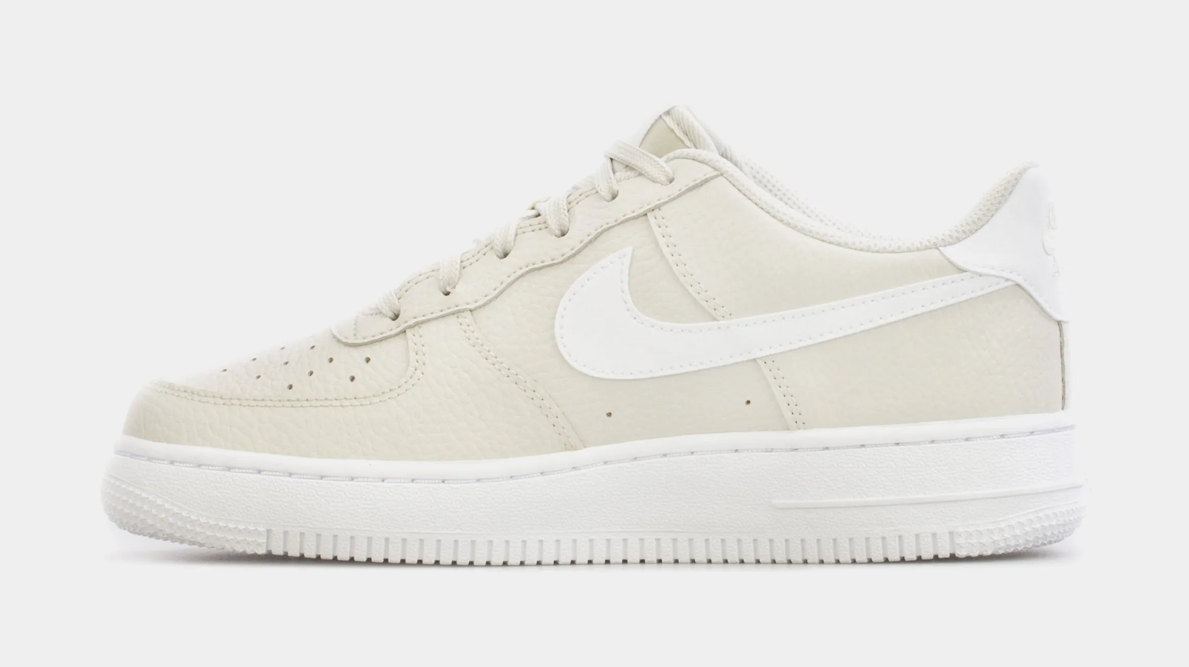 Air Force 1 Grade School Lifestyle Shoes (Beige)