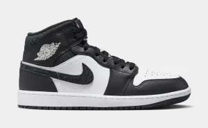 Air Jordan 1 Retro Mid SE Off Noir Mens Lifestyle Shoes (Off Noir/White)