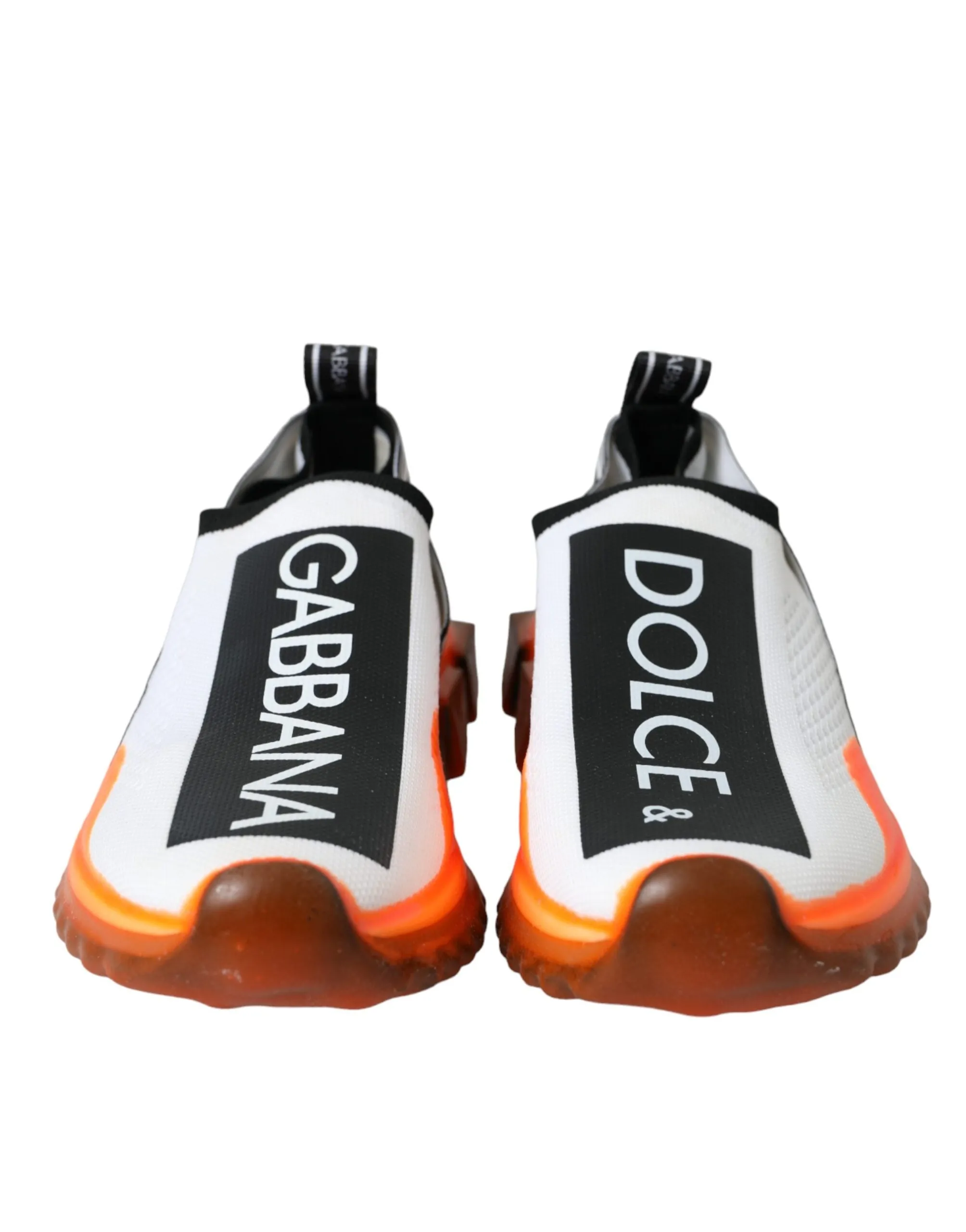 Black White Orange Slip On Sorrento Sneakers Shoes