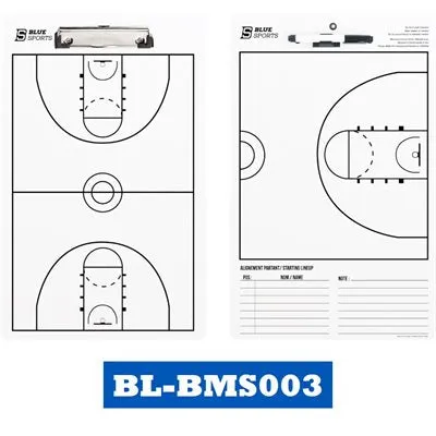 Blue Sports Deluxe Basketball Coach's Board