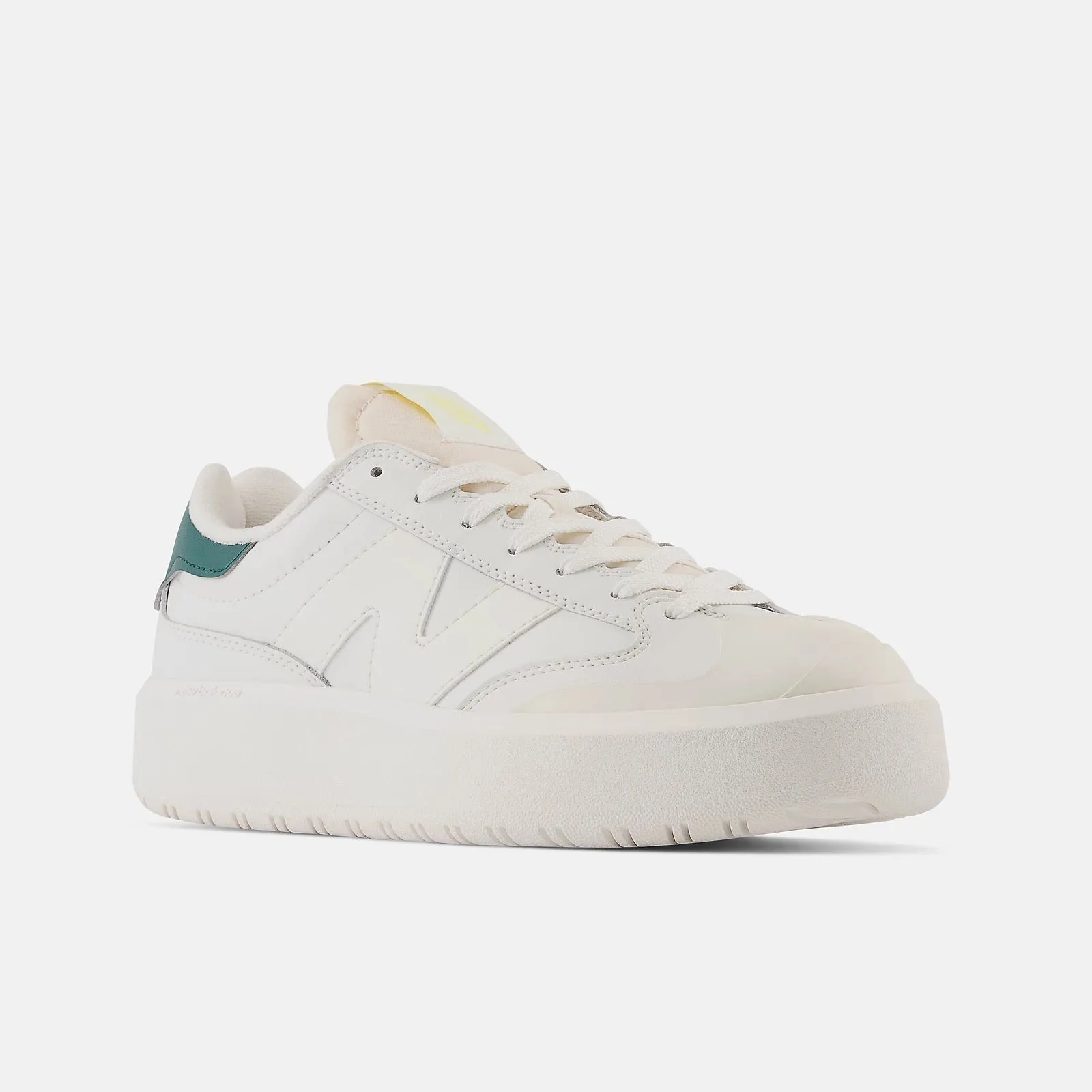 CT302LF White Teal Platform Sneakers