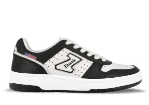 Etonic DUKE sneakers in white and black leather