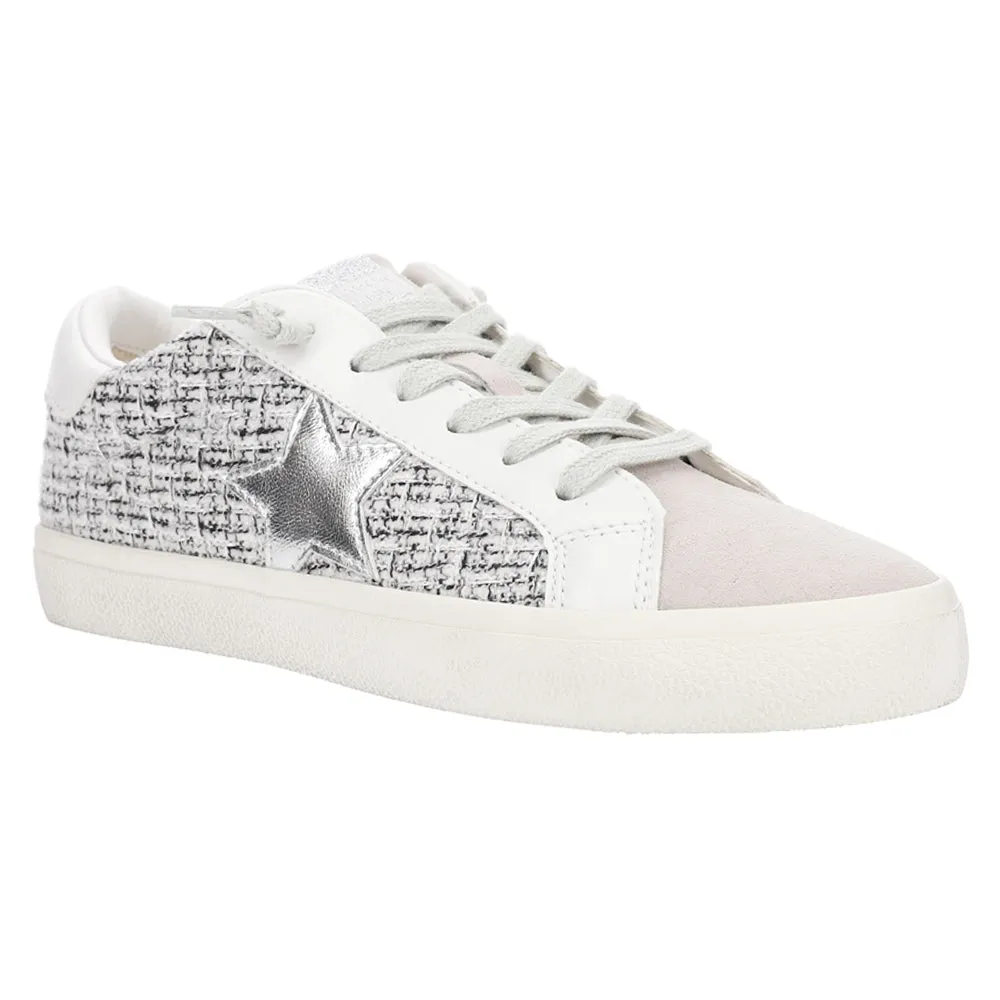 Faith Metallic Lace Up Sneakers