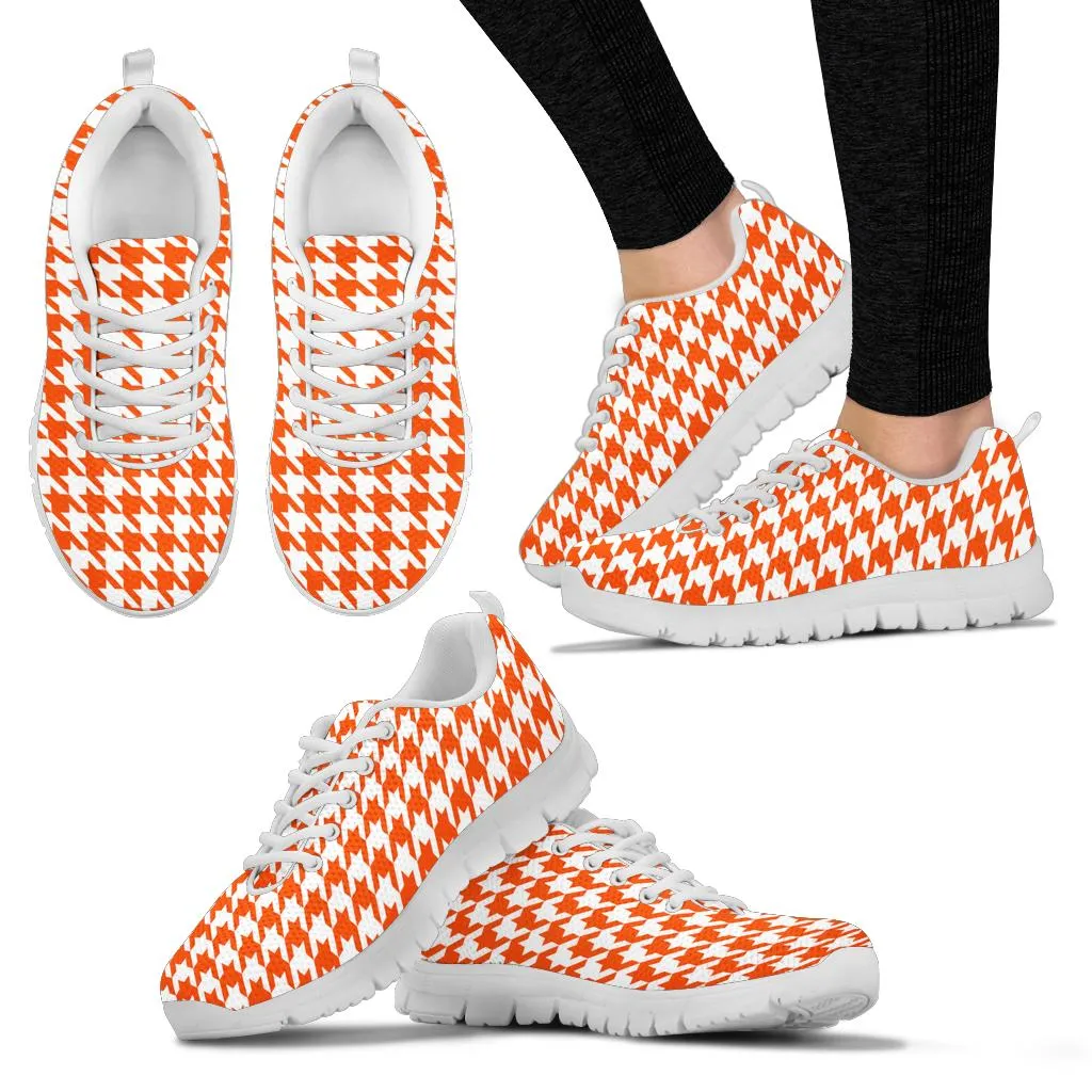 Mesh Sneakers_Orange on White_HT Pattern