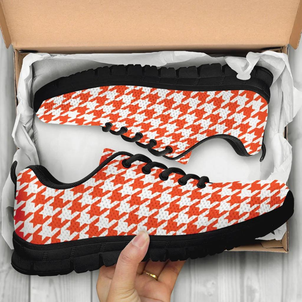 Mesh Sneakers_Orange on White_HT Pattern