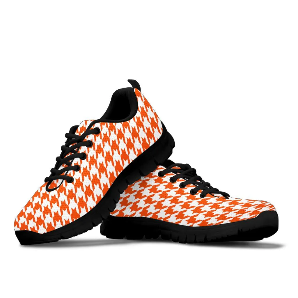 Mesh Sneakers_Orange on White_HT Pattern