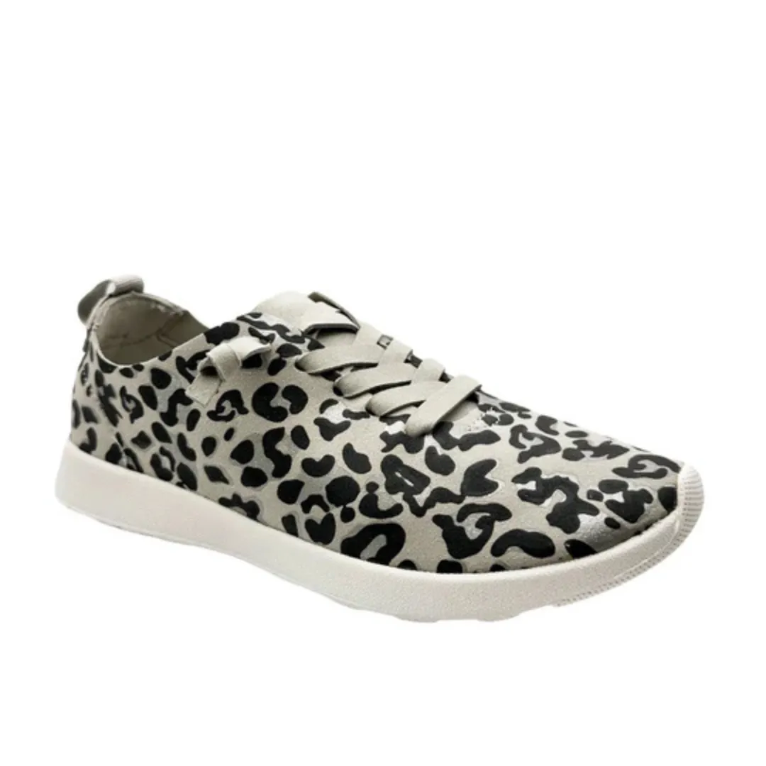 Online Exclusive | Mayo Sneakers in Light Grey Leopard