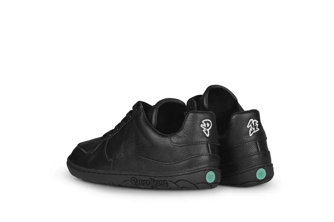 PaperKrane Adult Sneakers - Black Lows - Vegan