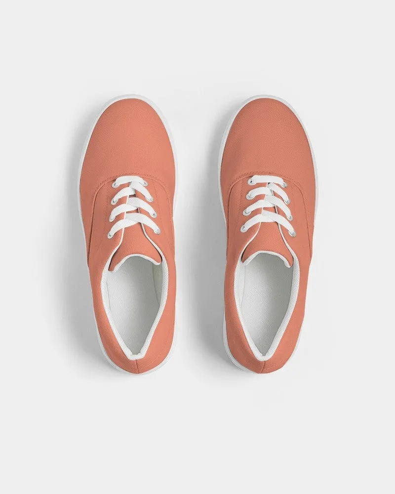 Pastel Red Women's Canvas Sneakers | Women's | Bright Pastel Red | C0M60Y60K0