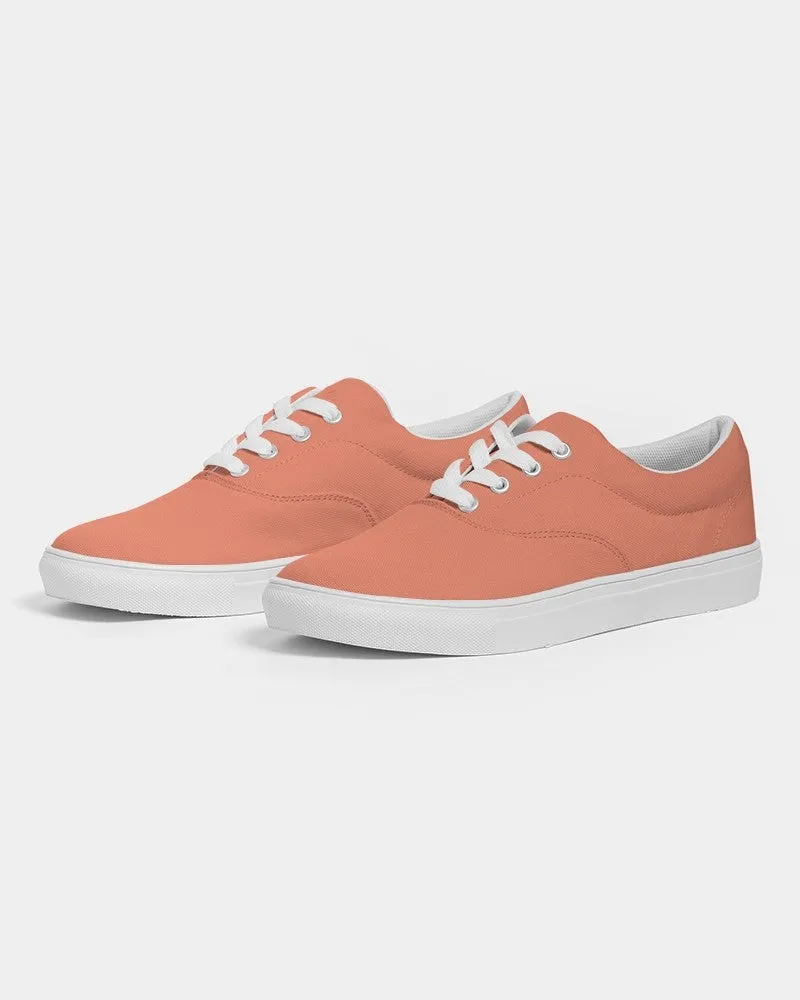 Pastel Red Women's Canvas Sneakers | Women's | Bright Pastel Red | C0M60Y60K0