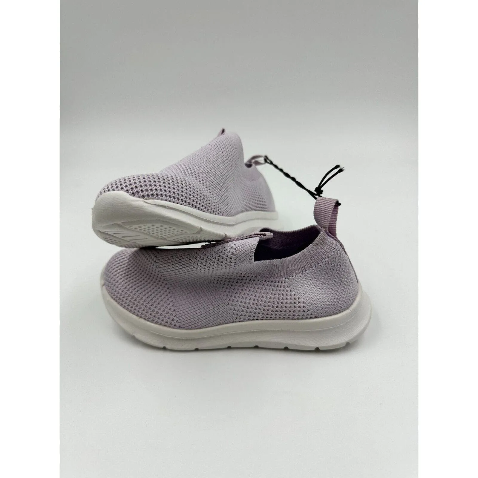 Small Kid Size 9, Purple Slip-on Water Sneakers.