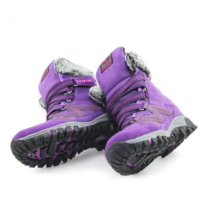 Women's winter thermal villi anti-skid high top boots CL